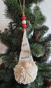 Image result for Wooden Gnome Christmas Ornaments