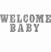 Image result for Welcome Baby Font