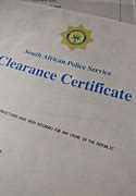 Image result for South African Police Clearance