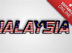 Image result for Malaysia Text Flag