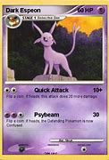 Image result for Dark Espeon Pokemon