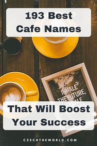 Image result for Best Cafe Names