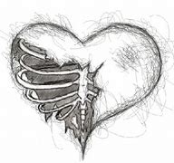 Image result for Damaged Heart Drawing