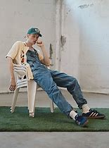 Image result for Blue Overalls Men