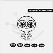 Image result for Free Alien Girly SVG