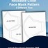 Image result for 6X9 Face Mask Pattern