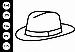 Image result for Fedora Hat Outline