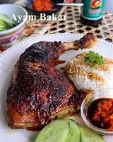 Image result for Ayam Bakar Cobek