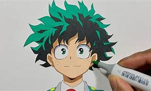 Image result for Cool Deku Drawing