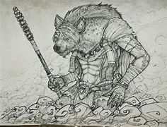 Image result for Gnoll Shadow Monk