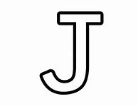 Image result for Letter J Outline