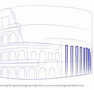 Image result for Colosseum Drawing Outline