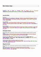 Image result for In Cite Citation MLA