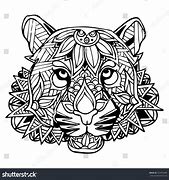 Image result for Zentangle Tiger