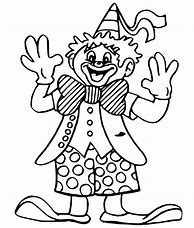 Image result for Clown Ausmalbild