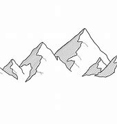 Image result for Folded Mountain Range Drawing