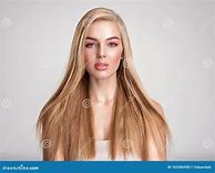 Image result for Mid Length Blonde Hair Straight