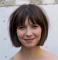 Image result for Short Hair Bob with Bangs