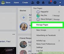 Image result for Delete Page On Facebook