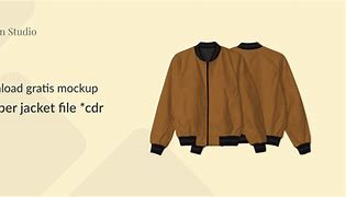 Image result for Vector Jaket Bomber Biru