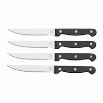 Image result for Steak Knife Black Handle