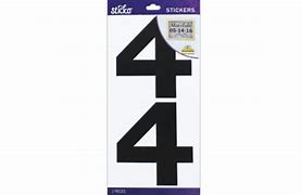 Image result for Number 4 Sticker