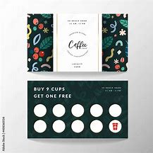 Image result for Coffee Shop Stamp Card