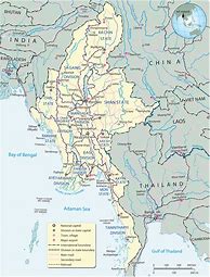 Image result for Myanmar Asia Map