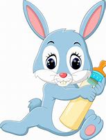 Image result for Cute Cartoon Baby Rabbit