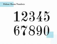 Image result for Fonts for Numbers