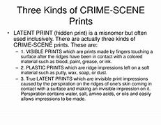 Image result for Forensics Crime Scene Fingerprints