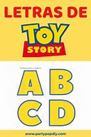 Image result for Letra a Toy Story