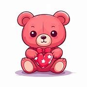 Image result for Red Bear Cartoon