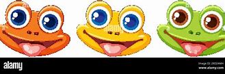 Image result for Happy Frog Cartoon Face