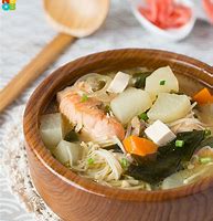 Image result for Salmon Miso Soup Jpg