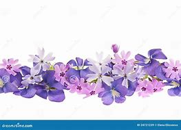 Image result for Purple Flower Line Border