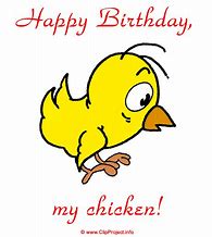 Image result for Happy Birthday Chicken Clip Art