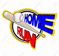 Image result for Home Run Clip Art