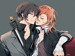 Image result for Dazai X Chuuya with a Heart Hands