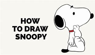 Image result for Easy Draw Snoopy