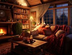 Image result for Cozy Old Cabin