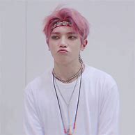 Image result for Tae Hyung Pink Hair