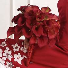 Image result for Red Calla Lily Bouquet