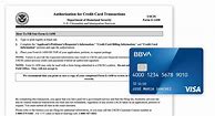 Image result for USCIS Credit Card Form