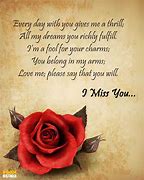 Image result for Miss You Poems for Wife