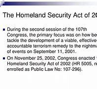 Image result for Homeland Security Act