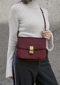 Image result for Celine Burgundy Bag