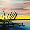 Image result for Lake Dock Painting