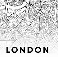 Image result for London City Map Print