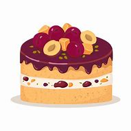 Image result for Round Cake Clip Art